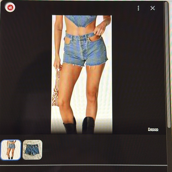 Cutoff shorts - Picture 4 of 4